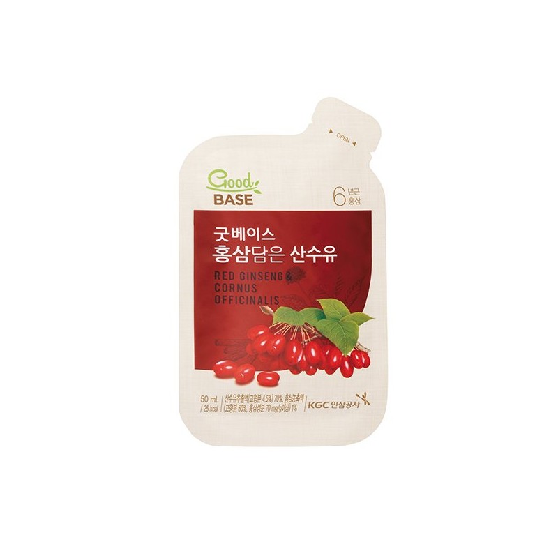 [정관장] 굿베이스홍삼담은 산수유(50ml30포) [Jeonggwanjang] Good Base Red Ginseng with Cornelian