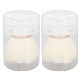 Nail Art Dust Powder Cleaner Brush Soft Bristles Comfortable Grip Thickened Die Casting Brush for Cleaning