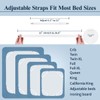 Bed Sheet Straps, Sopito Adjustable Elastic Fitted Sheet Corner Holders