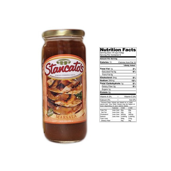 Stancato's Marsala Finishing Sauce - 16 oz