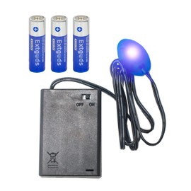 Fake Car Alarm, Dummy Car Alarm,(Batteries Included) Red LED Light Simulate Imitation Security System, Warning Anti-Theft Flash Blinking Lamp,Blue Light (Blue Light-1 Pack)