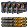Attracts Money Incense Sticks and Cone Incense Holder Variety Pack
