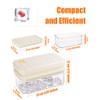 Brigii Ice Cube Tray with Lid&Bin, Ice Cube Mold with