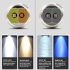Identification Flashlight Super Bright USB Rechargeable Quad LEDs Portable Jade