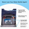 WanderFull Original Crossbody HydroBag | Quilted Water Bottle Carrier |