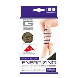 NEO G ENERGIZING KNEE HIGH TAN MEDIUM