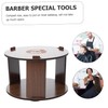 Baluue Professional Wood Neck Strip Holder Box Barber Neck Strips