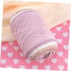 Ciieeo Thick Cotton Yarn Knitting Wool Yarn 5 Ply Rainbow