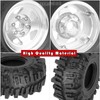 4PCS RC 1.9 in Wheel Tires for 1/10 TRX4 Axial