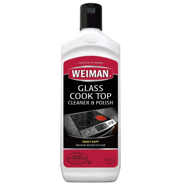 Weiman Glass Cooktop Heavy Duty Cleaner & Polish - Shines