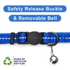 Pawtitas Recycled Reflective Cat Collar with Bell Safety Quick Release