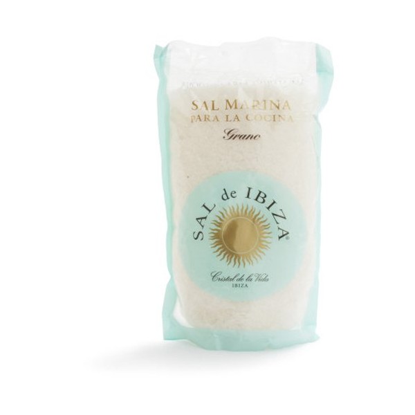 Sal De Ibiza Grain Sea Salt, 1 kg.