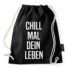Sambosa, gym, sports bag with hipster quotes, black