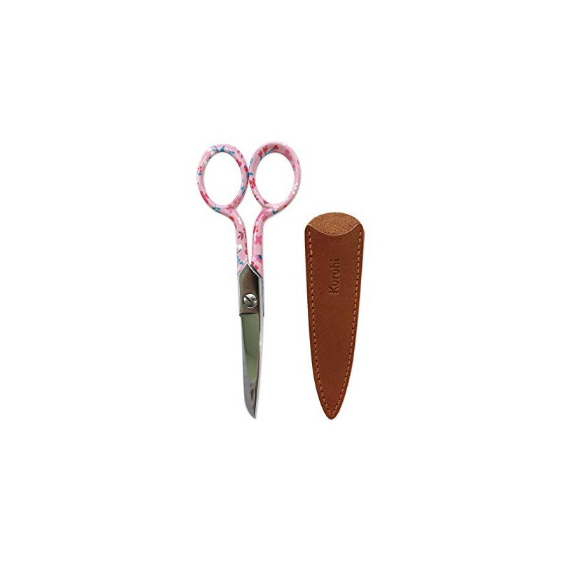 KAWAGUCHI 06-003 Kuruhi Handicraft Scissors, 5.1 inches (130 mm), Flora,