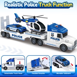 Bstoyder Police Truck Vehicle Toy