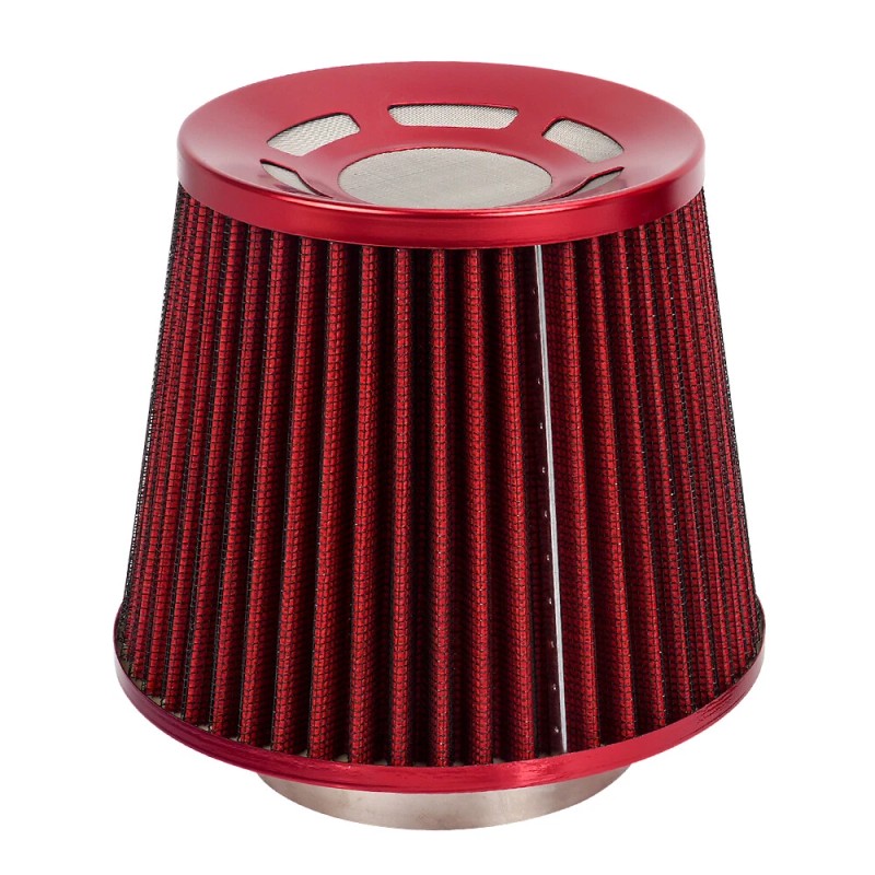 BARTOO Red Performance 3" Universal Cold Air Intake Induction Hose