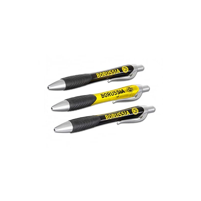 Borussia Dortmund BVB 09 Ballpoint Pen Set of 3