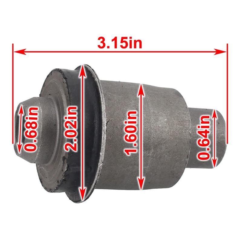 AUTOKAY 54400-EL00A Pack of 2 Front Position Subframe Bushing Fits