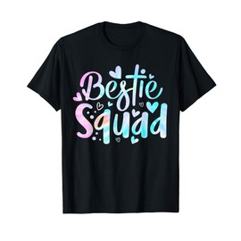 Funny Tie Dye Best Friend Matching Bestie Squad BFF Cute T-Shirt