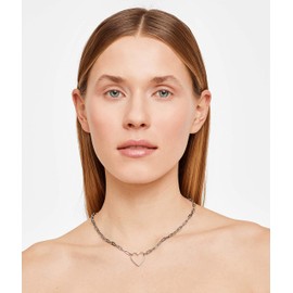 Liebeskind Berlin women's necklace, stainless steel, 45 cm, Stainless Steel, Silver