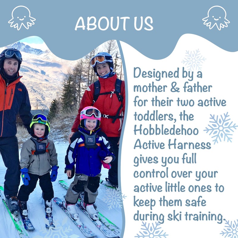 Hobbledehoo Active Child's Ski & Snowboard Harness for Kids -