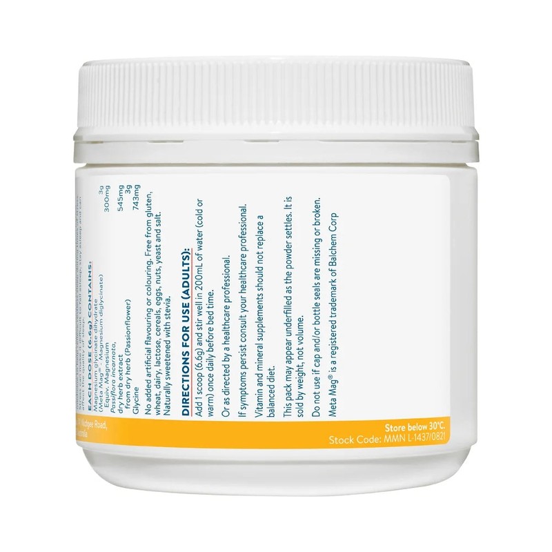 Ethical Nutrients Mega Magnesium Night Mango Passion 126g