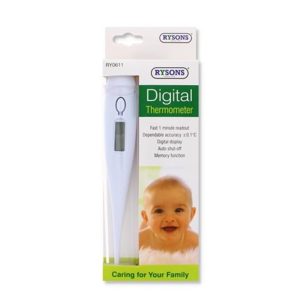 Digital Thermometer - Fast Accurate Body Temperature Reading - Instant