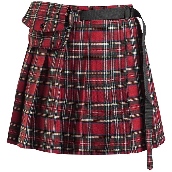 Banned Alternative Check It Out Kilt Women's Short Skirt Red,