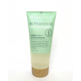Nature Love Superfood Face Cleanser Green Tea & Antioxidants