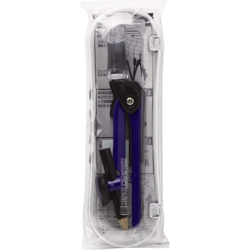 Sonic SK-753-K Compass Kurun Pass for Pencils, School Knowledge, Navy