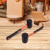 4 PCS 12 OZ Rubber Mallet, Rubber Hammer Head, Rubber