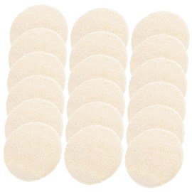 Baluue 144pcs Exfoliating Loofah Facial Pads for Deep Skin Cleanse Natural Loofah Face Scrubber for Gentle Exfoliation Versatile Shower Use Compact