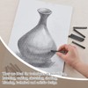 ieron 6 Square Graphite Sticks Square Compressed Charcoal Sticks Drawing
