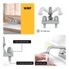WMF-4225-1-L Utility/Laundry/Shop Sink Faucet, Double Handle with 3/4" Hose Thread