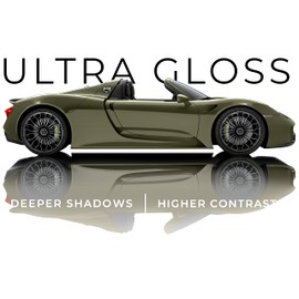 VViViD+ Ultra Gloss Khaki Green 1ft x 5ft Vinyl Car Wrap Premium Paint Replacement Film Roll w Nano Air Release Technology, Stretchable Cap Liner