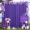 Purple Backdrop Curtains 2 Panels-Wrinkle-Free Purple Curtains Polyester Photography Drapes
