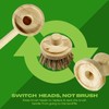 JuneLily Sisal & Coconut Dish Brush Heads Plant-Based Replacement for