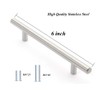 30 Pack 12mm Stainless Steel Kitchen Cabinet Handles T Bar