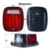 Tail Lights Assembly Replacement for 1979-2006 Wrangler TJ YJ CJ5