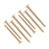 FUNOMOCYA 8pcs Measurement Nails Metal Survey Stakes Garden Stake for