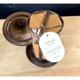 Threshold Outdoor Bird Feeder 11" - Copper Finish - Threshold: Rust-Resistant
