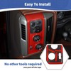 RT-TCZ for Silverado Headlight Switch Panel Trim Cover Red for