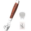 ZIZZON Foot Care Pedicure Callus Shaver Hard Skin Remover Wood