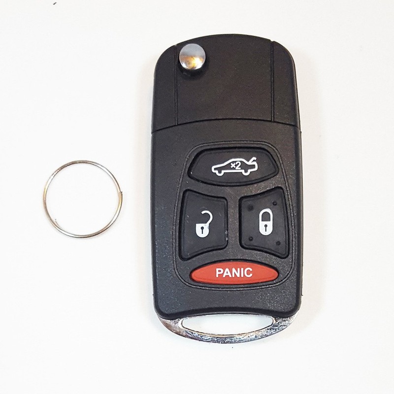 RI-KEY SECURITY Flip Key Modified Case Shell for Dodge Magnum