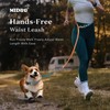 Midog Leather Leash for Dogs 6ft, Adjustable Hands Free Dog