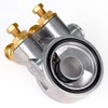 Aluminum Oil Filter Cooler Sandwich Plate Adapter AN10 + 80