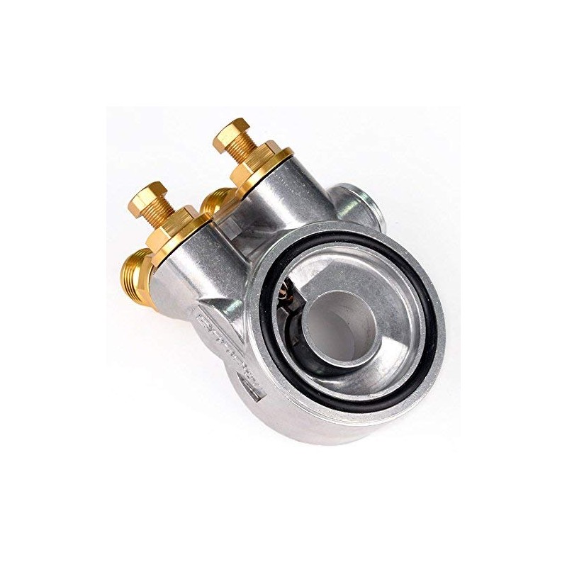 Aluminum Oil Filter Cooler Sandwich Plate Adapter AN10 + 80