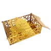 Ramadan Tray Eid Mubarak Serving Tray Hollow Acrylic Mirror Tray