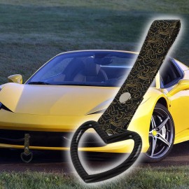 Unbranded Heart Carbon Fiber JDM TSURIKAWA Ring Subway Train Bus Handle Strap Charm Drift