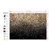 Dudaacvt 7x5FT 2025 New Year Backdrop Black and Gold Backdrop